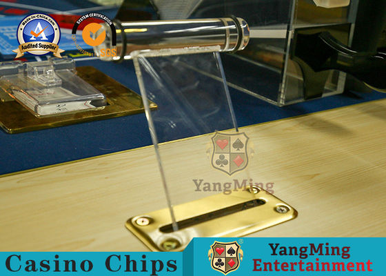 comprar Tabela 70mm acrílica a fichas do pôquer da placa da inserção do tanque de água da caixa do dinheiro do metal Fabricação em linha