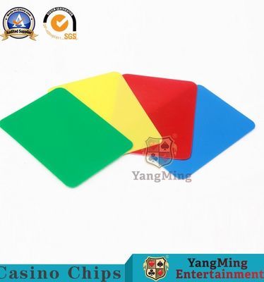 comprar Tabela plástica impermeável 90x65mm do pôquer da parte do cartão do Pvc da cor de ponto Fabricação em linha