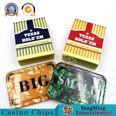 comprar Banqueiro quadrado personalizado Acrylic Blind Cards dos acessórios do jogo do casino Fabricação em linha
