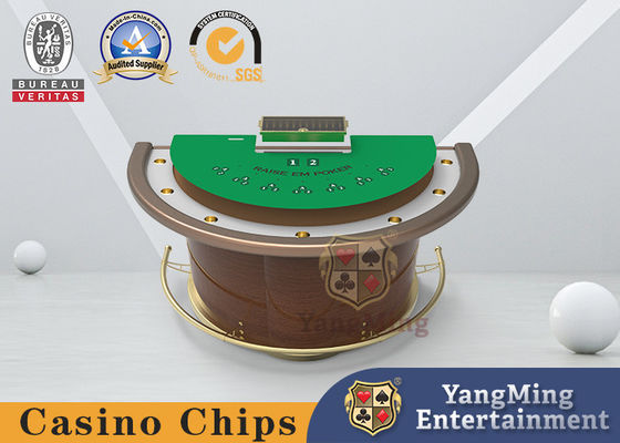 comprar Tabela do pôquer do vinte-e-um do semicírculo 7Cards com toalha de mesa à prova de fogo Fabricação em linha