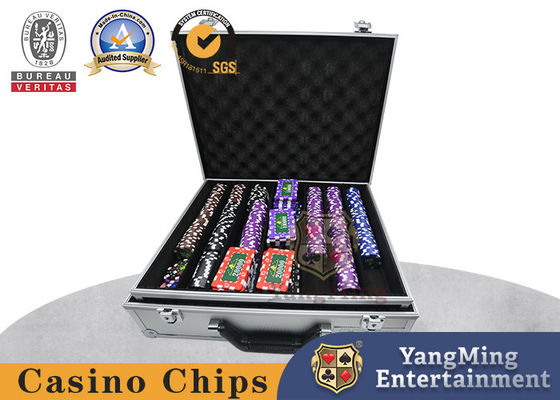 comprar O círculo 14g Clay Personalised Casino Poker Chip ajustou-se com núcleo do metal Fabricação em linha
