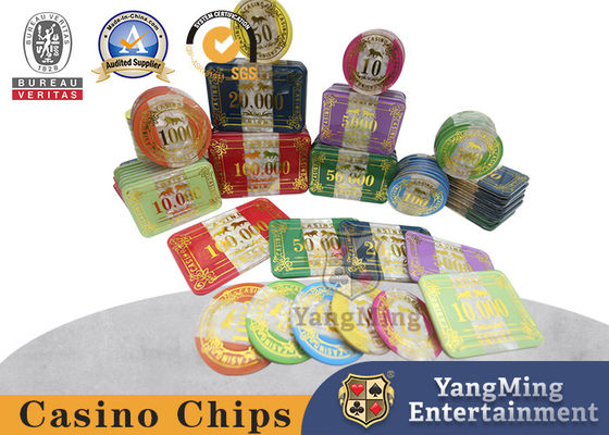 comprar Vinte-e-um Chip With High Security do jogo 760pcs 10g de Holdem Fabricação em linha