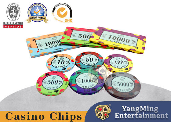 comprar O círculo 10g personalizou o diâmetro de Clay Poker Chips 43mm Fabricação em linha