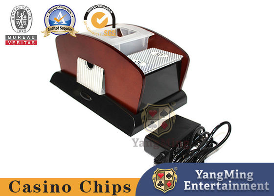 comprar A madeira universal de dupla finalidade da máquina do Shuffler do pôquer de Gambing coloriu 2 cartões de jogo da plataforma Fabricação em linha