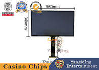 23.6 Inch Baccarat High Definition Poker Table Double Sided Monitor