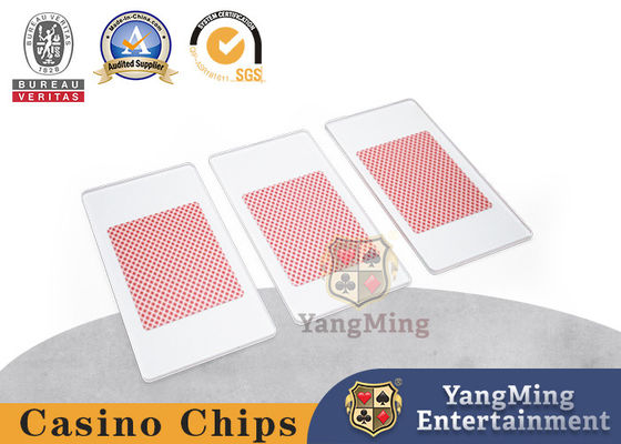 comprar Placa acrílica geada semi permeável de Texas Baccarat Game Poker Card Fabricação em linha