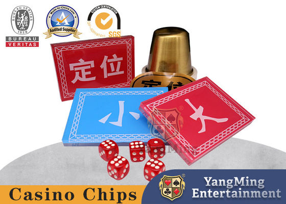 comprar Botão plástico do negociante do pôquer de Card Baccarat Sic BO do banqueiro do casino Fabricação em linha