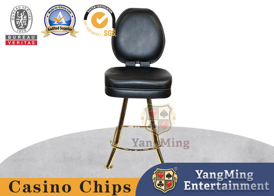 comprar Cadeiras de aço inoxidável amarelas do jogo do casino do vinte-e-um do titânio Fabricação em linha
