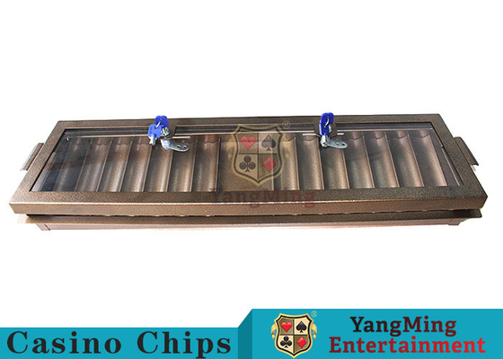 comprar Metal dedicado Chip Tray Space do casino do entretenimento - economia com fileira 14 Fabricação em linha