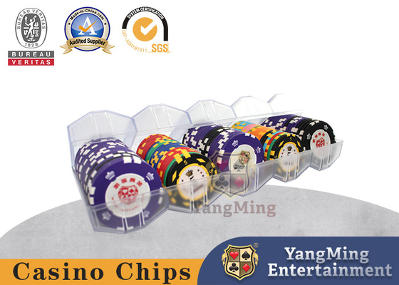 comprar Inteiramente Matte Customized 100 partes do casino redondo Chip Tray de 45mm Fabricação em linha