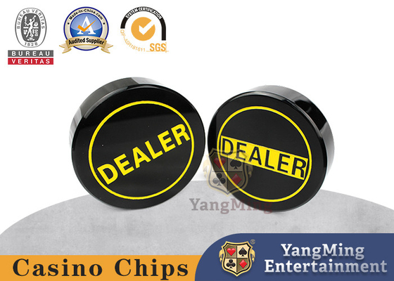 comprar Tabletop de gravação tomado partido dobro redondo Texas Holdem Button For Casino Fabricação em linha