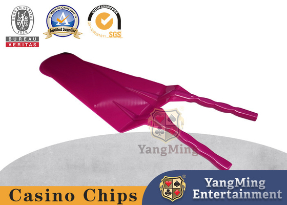 comprar Alta Qualidade Rosa Vermelha ABS Plástico Mesa de Poker Mesa de Jogos Top Cartão Grátis Pass Pass pá Fabricação em linha