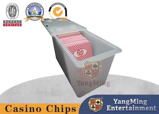 comprar A caixa impermeável de Dull Polish Poker Card Storage do casino de 8 plataformas selou a espessura de 3mm Fabricação em linha