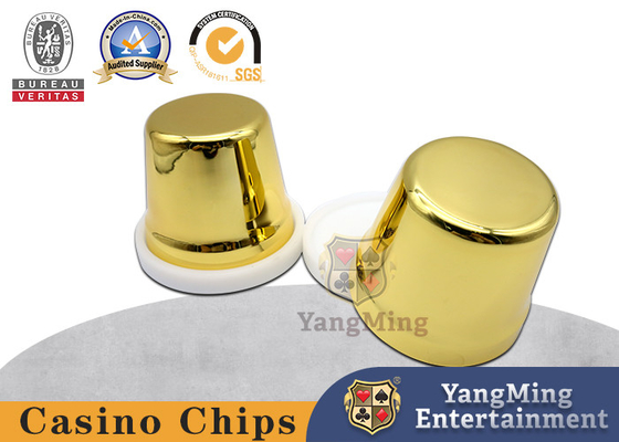 comprar Copo dourado de aço inoxidável Bull da peneira do ouro da barra do copo de dados do copo de dados do metal de cobre puro da liga de alumínio do copo de dados Fabricação em linha