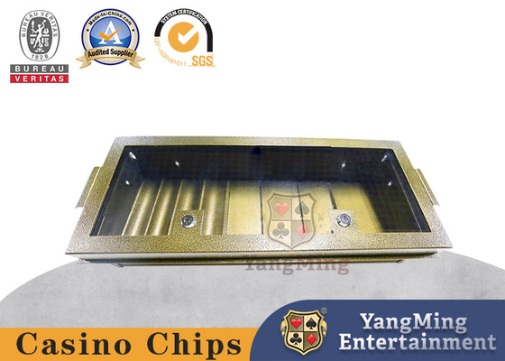 comprar Clube de Baccarat do Texas Customizado 8 fileiras Metal Ferro Combinação de uma camada de Poker Chip Tray Fabricação em linha