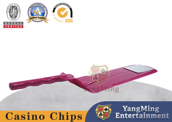 comprar Acessórios de Rose Red Acrylic Card Shovel da bancada do jogo de tabela da roleta da bacará Fabricação em linha