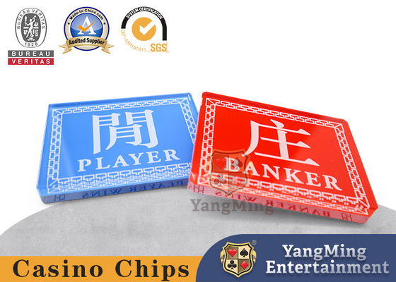 comprar O banqueiro chinês e inglês Poker Table Accessories da bacará 2 personalizou o marcador do jogador Fabricação em linha