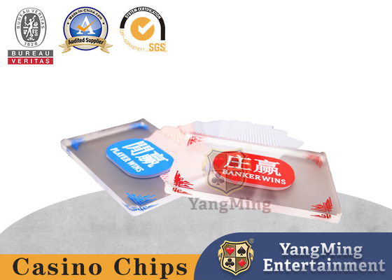 comprar Os marcadores industriais da categoria assentam o banqueiro geado feito sob encomenda acrílico Player Positioning Plate da tabela de jogo da bacará Fabricação em linha