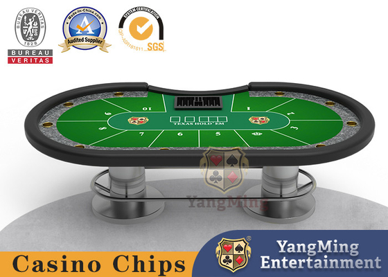 comprar Certificação oval da BV da tabela de Texas Fireproof Board Game Poker do disco do metal Fabricação em linha