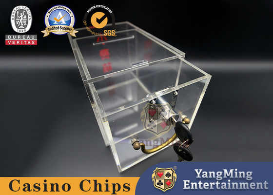 Design de caixa de pontas de acrílico Casino 8 Deck Dealer Fabricante Engrossamento Personalização