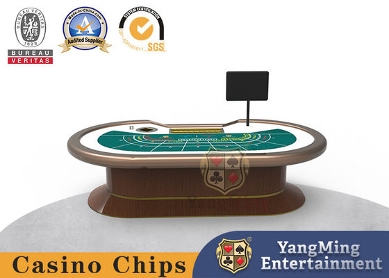 Projeto promovido do casino oval Dragon Tiger Poker Card Game da tabela do pôquer da bacará