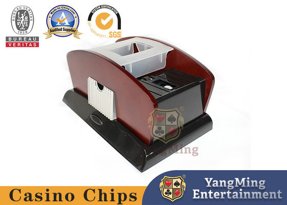 New Poker Card Shuffler Baccarat Table Casino Wooden Battery Automatic Card Shuffler