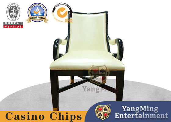 A nova cadeira de rodas deslizante de metal, clube de poker, cadeira de jogador de mesa com apoio de braço.