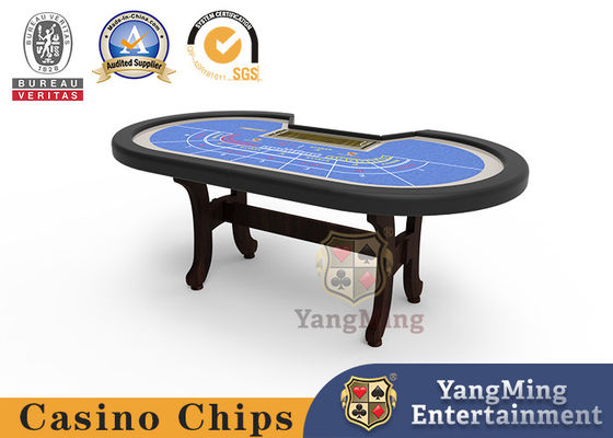 8-Person Baccarat H-Leg Gambling Poker Table Tablecloth Jogo Cor Pode Ser Personalizado