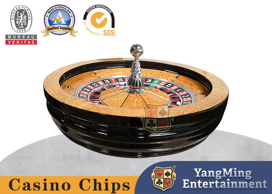 Importação de madeira maciça de 82cm Manual Casino Roda de Roleta Para Baccarat Texas Hold'em Blackjack Roleta