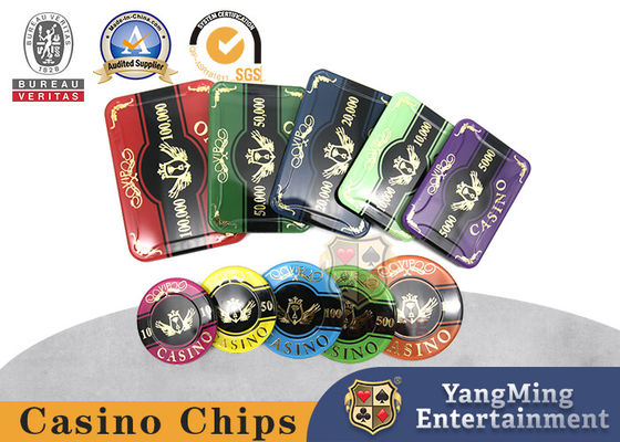 Conjunto de chips acrílicos de baccarat fabricante de chips de poker personalizados
