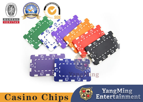 11.5g Novo ABS Código de dados de plástico Texas Baccarat Casino Poker Chips Multicolor