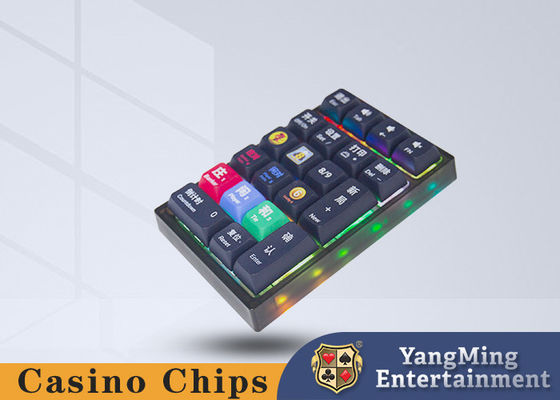 Casino Baccarat Software teclado sem fio 2.4G Bluetooth 21 teclas entrada manual mecânica teclado teclado