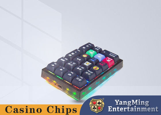 Em site Baccarat Poker Table Input Preto Pequeno teclado Design bilíngue em chinês e inglês