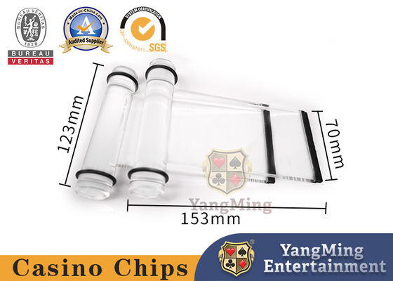 Fabricante Caixa de dinheiro acrílica transparente personalizada, roda de roleta Li, jogo de mesa do casino Black Jack