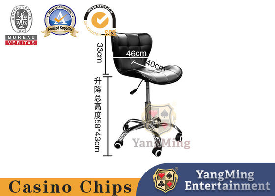 Cadeira de elevação de mesa de poker de casino cadeira de rolos de escritório comercial de logotipo personalizável