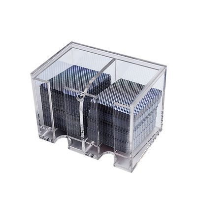 Jogo de mesa de baccarat cassino caixa de cartões lixo Texas Hold'em jogo de mesa 8 pares de cartões de póquer caixa de vendas