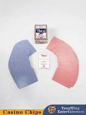 310g Importação Red Blue Bee Black Core Poker Card Baccarat Mesa de jogo Cartão de jogo dedicado