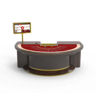 Macau Baccarat Mesa de jogo Chip Rfid Casino System Software Indução Mesa de pôquer