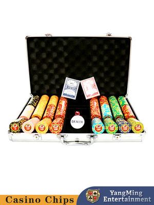 12g Poker Chip Set 600PCS com 1 dealer 2 baralhos de cartas para jogo de mesa de jogo
