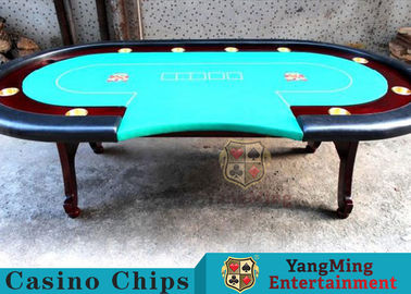 H Feet Texas Holdem Poker Table Modelo Econômico Estilo de Fábrica Dedicado Texas Poker Game Table Com 10 Assentos
