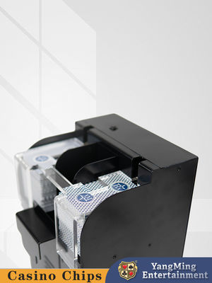 Métalo de aço inoxidável preto, casino shuffler de baccarat, mesa de poker shuffler.