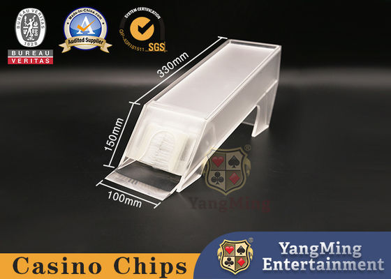 8 Deck Of Playing Cards Cartões de Plástico Acrílico congelado Casino Dealer Mesa Personalizável
