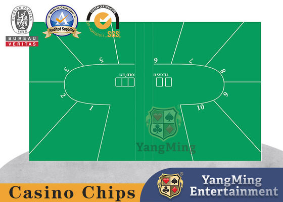 Nova toalha à prova d'água melhorada Texas Hold'Em Poker Casino Desenho personalizado sem impressão