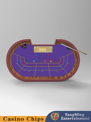 Jogo de jogo de cassinos de madeira Chip Sensor Mesa de pôquer Baccarat Entretenimento Mesa de pôquer