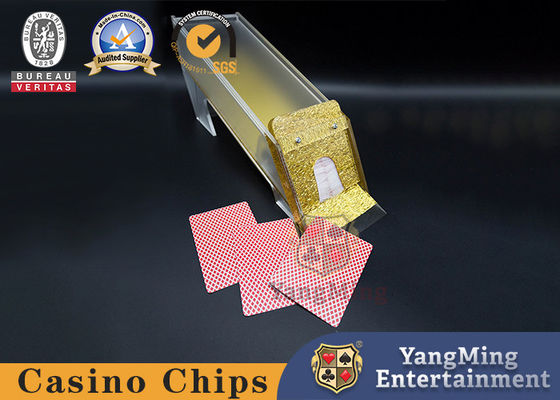 8 Deck Scrub Acrílico Poker Dealer Calçado Cartão de Jogo Dealer Box Dedicado Cartão de Poker Personalizado