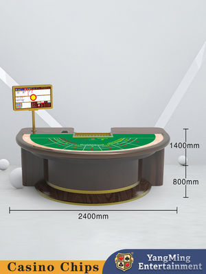 Meio-Rondão Treadle Casino Baccarat Poker Mesa de Jogos Para Entretenimento Casual Jogos Poker Mesas de Jogos