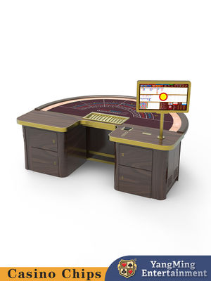 Desenho personalizado Semi-Circular Baccarat Casino Poker Jogos de cartas Jogos de xadrez Fabricantes de tabela de xadrez