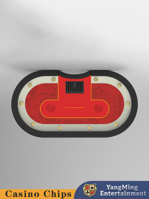 Pernas de mesa em forma de H Mesa de poker Texas Hold'em Mesa de casino Mesa de jogos de entretenimento