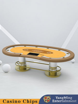 Novo produto lançado Protector de barra de metal para 10 jogadores Texas Hold'em Poker Table Club Casino Table Poker Game Table