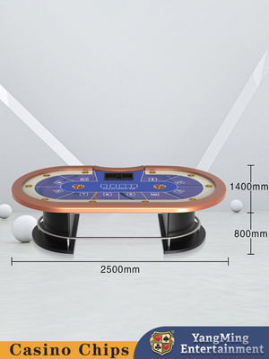 Texas Oval Metal Semi-Circular Treadle Internacional jogo Clube de Xadrez exclusivo Poker Table